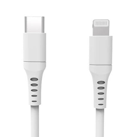 Gear USB-C–Lightning-latauskaapeli 3 m MFI, valkoinen
