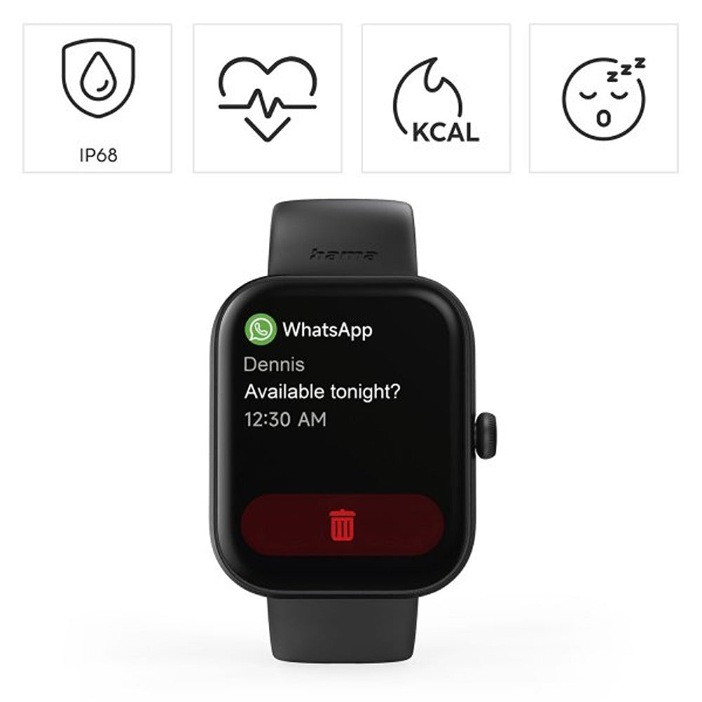Hama Smartwatch 5000 Musta
