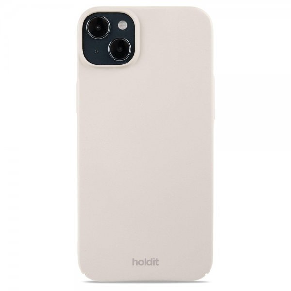 Holdit iPhone 15 Plus Slim Case Light Beige