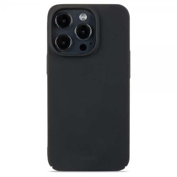 Holdit iPhone 15 Pro Kuori Slim Case Musta