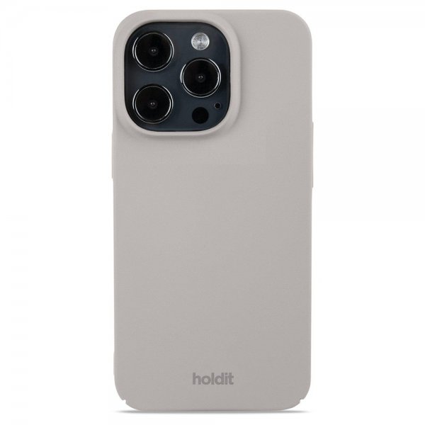 Holdit iPhone 15 Pro Kuori Slim Case Taupe