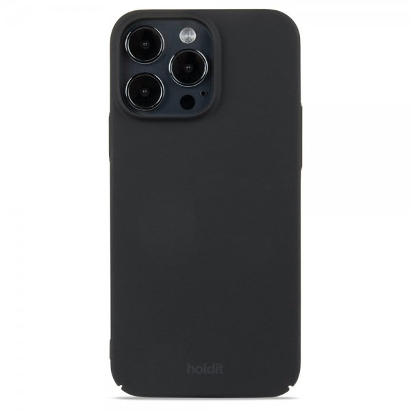 Holdit iPhone 15 Pro Max Kuori Slim Case Musta