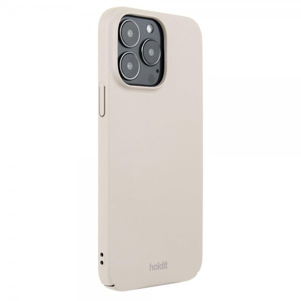 Holdit iPhone 15 Pro Max Kuori Slim Case Light Beige