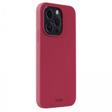 holdit iPhone 15 Pro -silikonikuori, Red Velvet