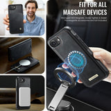 CaseMe iPhone 16e/iPhone 17e Kotelo C49 Series Musta