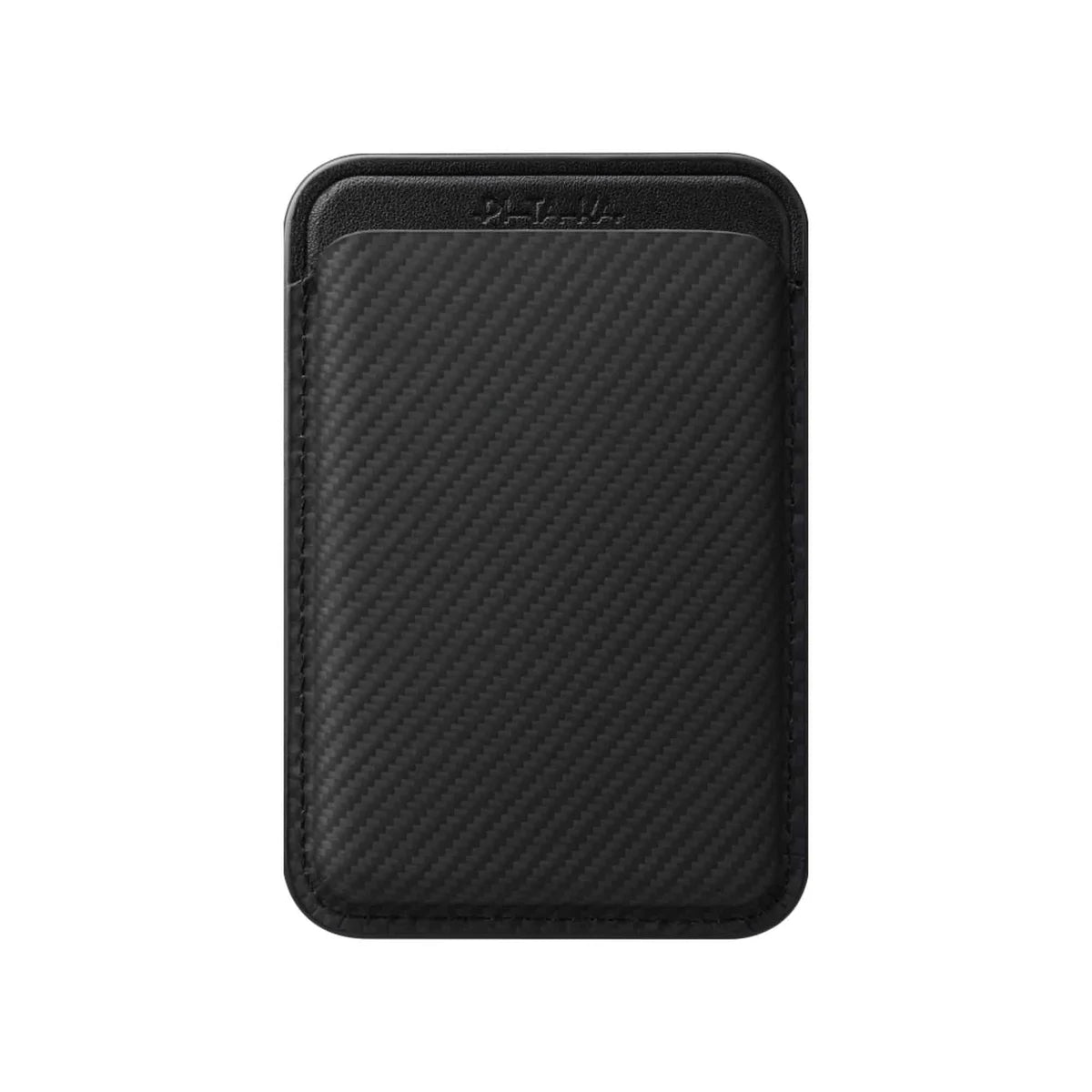Pitaka Korttipidike Magnetic Woven Wallet Black/Grey Twill