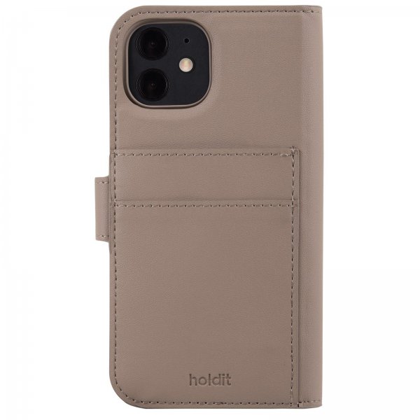 holdit iPhone 11 -lompakkokotelo Wallet Case Magnet Plus, mokanruskea