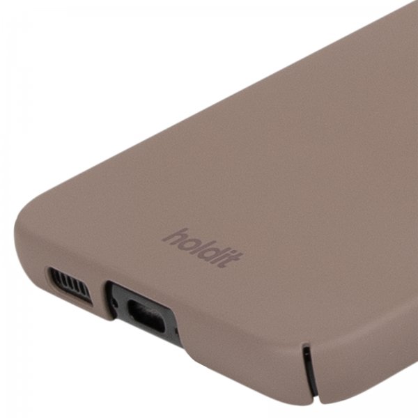 Holdit Samsung Galaxy S24 Slim Case kuori, Mocha Brown