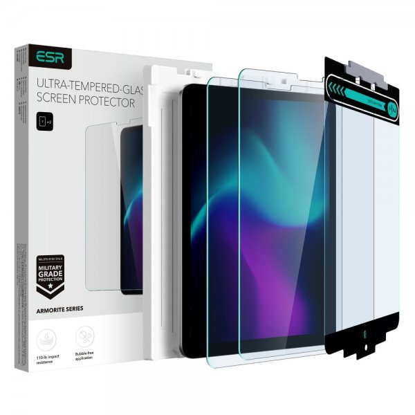 ESR iPad Air 10.9 (sukupolvi 4/5)/iPad Pro 11 (sukupolvi 2/3/4) Näytönsuoja UltraFit Armorite 2 kpl