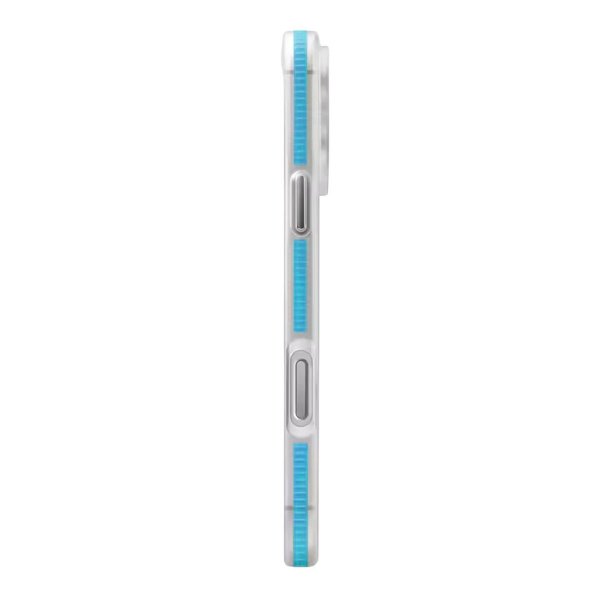 Rvelon iPhone 17 -kuori, aaltopahvimainen, MagSafe, sininen