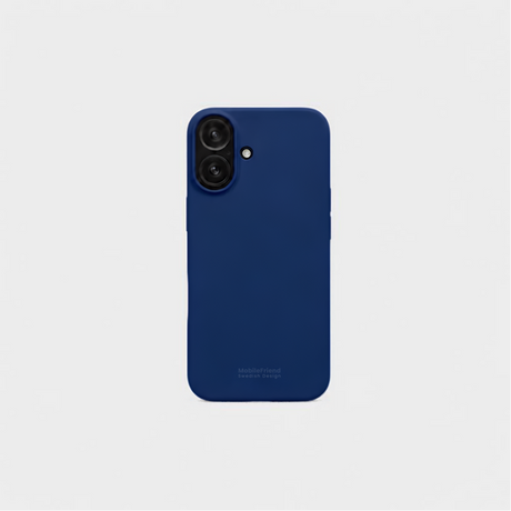 MobileFriend iPhone 17 Kuori Silikoni Laivastonsininen