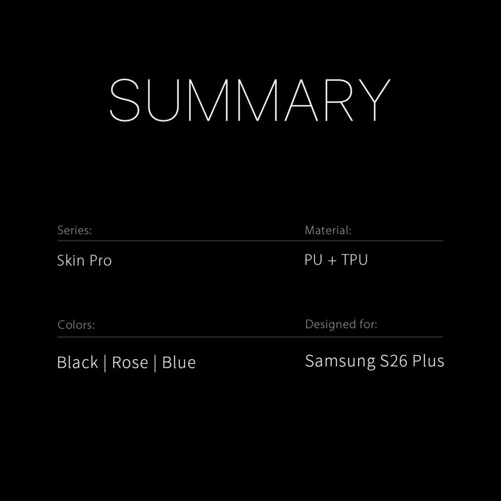Dux Ducis Samsung Galaxy S26 Plus Kotelo Skin Pro Series Sininen