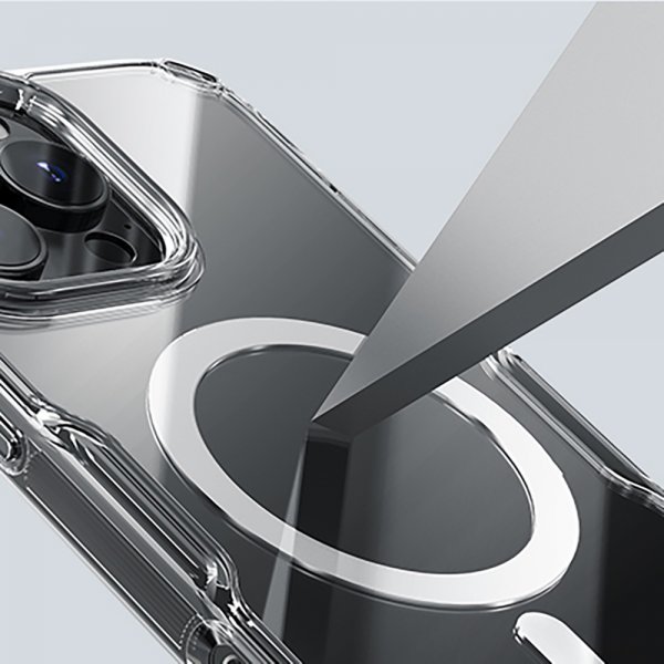 Nillkin iPhone 16 -suojakuori Nature Pro Series MagSafe, läpinäkyvä