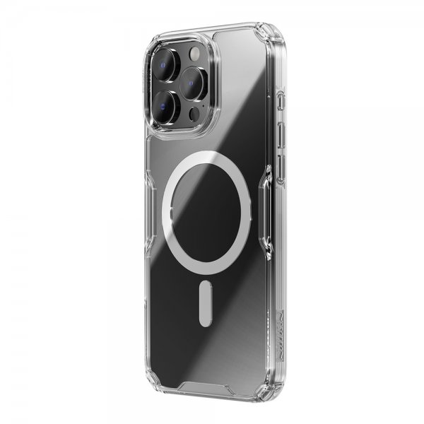 Nillkin iPhone 16 Pro -kuori Nature Pro Series MagSafe Läpinäkyvä