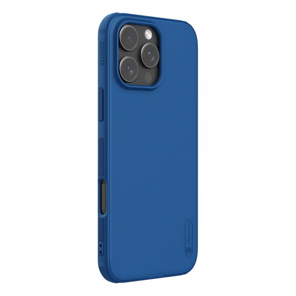 Nillkin iPhone 16 Pro Kuori Super Frosted Shield Pro Sininen