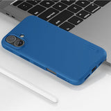 Nillkin iPhone 16 Suojakuori Super Frosted Shield Pro Sininen