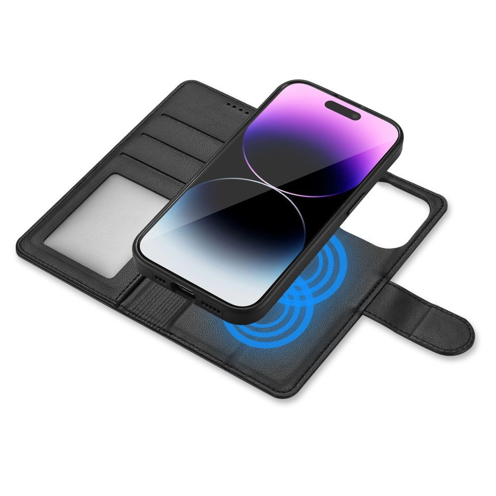 Tech-Protect iPhone 16 Pro Kotelo Wallet MagSafe Musta