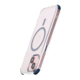 Rvelon iPhone 15 Suojakuori Vahvistetut Kulmat Sininen