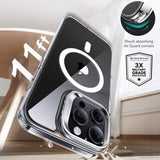 ESR iPhone 16 Pro Max Kuori ja Näytönsuoja Classic Hybrid Kickstand MagSafe Setti Läpinäkyvä