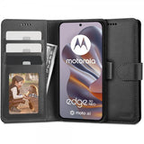 Tech-Protect Motorola Edge 50 Neo Lompakkokotelo Musta
