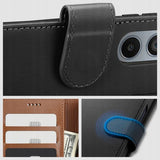 Tech-Protect Motorola Edge 50 Neo Lompakkokotelo Musta