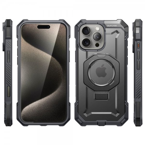 Supcase iPhone 16 Pro Kuori UB Grip MagSafe Harmaa