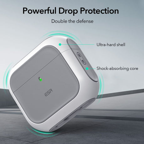 ESR AirPods 4/5 Kuori Orbit HaloLock Valkoinen