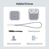 ESR AirPods 4/5 Kuori Orbit HaloLock Valkoinen