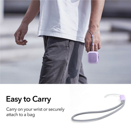 ESR AirPods 4/5 Kuori Orbit HaloLock Violetti