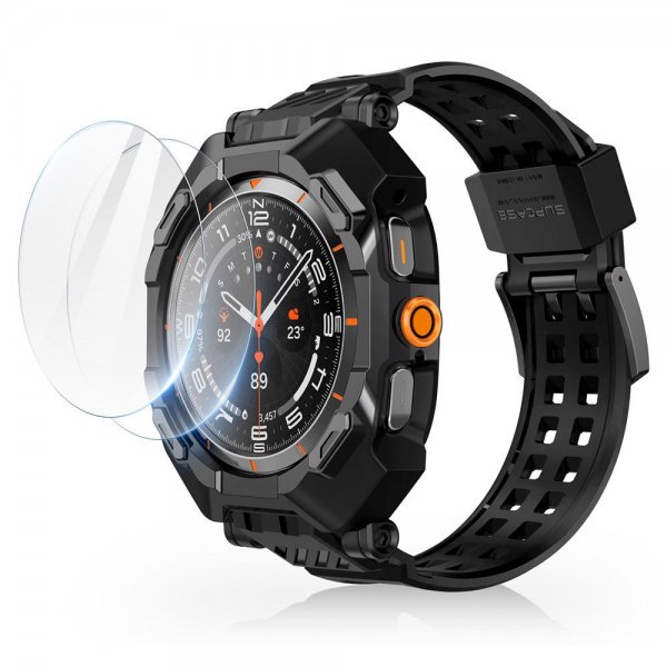Supcase Samsung Galaxy Watch Ultra 47mm ranneke UB Pro musta