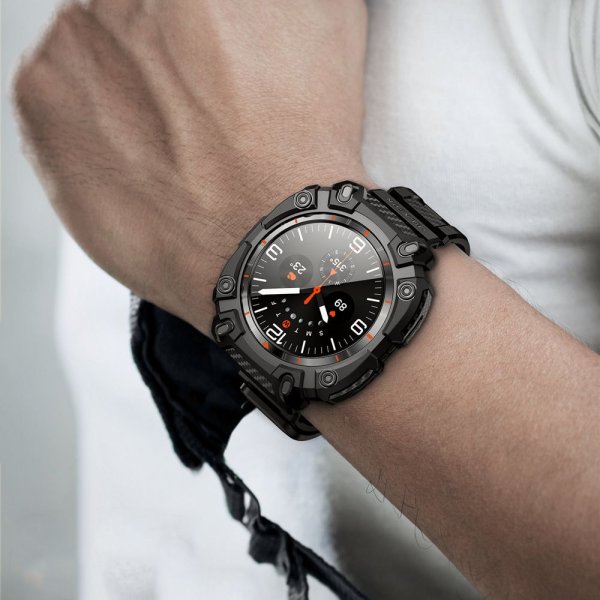 Supcase Samsung Galaxy Watch Ultra 47mm ranneke ArmorBox Musta