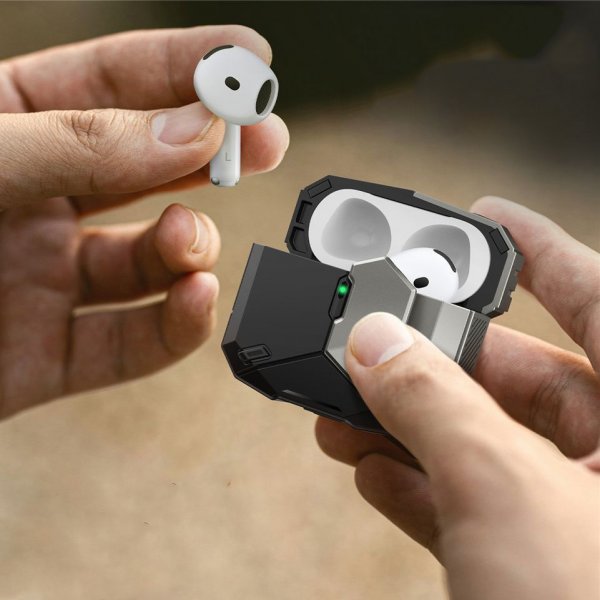 Supcase AirPods 4 Suojakuori Matrix Musta