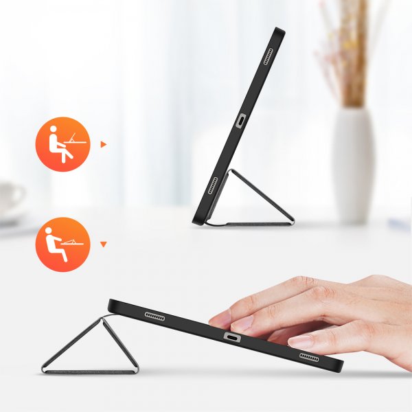 Dux Ducis Samsung Galaxy Tab S9 Plus/S9 FE Plus/S10 Plus Kotelo DOMO Series Musta