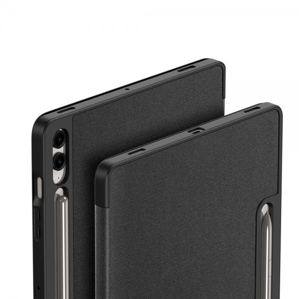 Dux Ducis Samsung Galaxy Tab S9 Plus/S9 FE Plus/S10 Plus Kotelo DOMO Series Musta