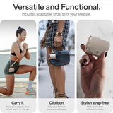 Spigen AirPods 4 -kotelo, Cyrill Mini Bag, beige