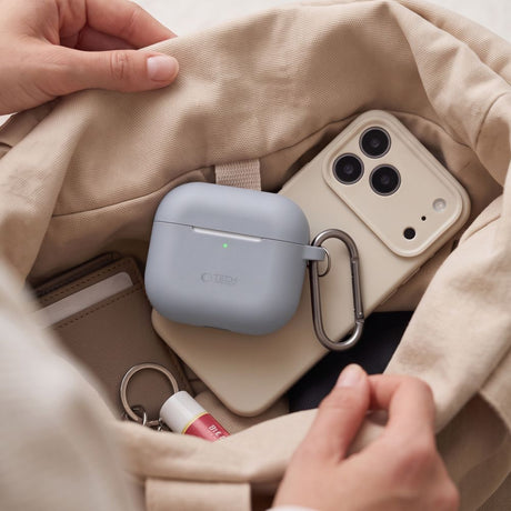 Tech-Protect AirPods 4 Kuori Silicone Hook Harmaa