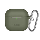 Tech-Protect AirPods 4 Kuori Silicone Hook Vihreä