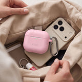 Tech-Protect AirPods 4 Kuori Silicone Hook Vaaleanpunainen