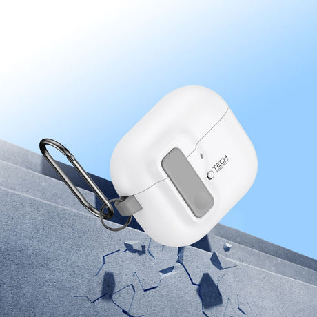 Tech-Protect AirPods 4 Kuori Slim Hook Valkoinen
