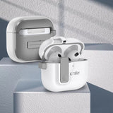 Tech-Protect AirPods 4 Kuori Slim Hook Valkoinen