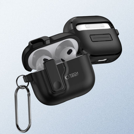 Tech-Protect AirPods 4 Kuori Slim Hook Musta