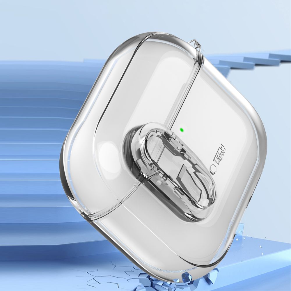 Tech-Protect AirPods 4 Kuori Slim Hook Kirkas