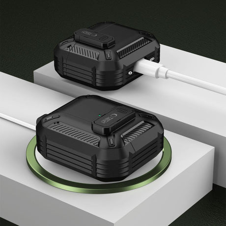 Tech-Protect AirPods 4 Kuori Carbonox Musta