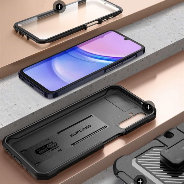 Supcase Samsung Galaxy A16 Kotelo UB Pro Musta