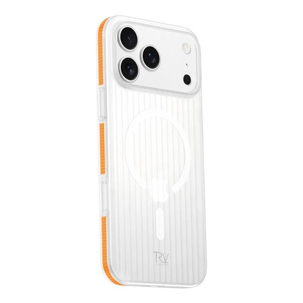 Rvelon iPhone 17 Pro Max Kuori Aaltopahvi MagSafe Oranssi