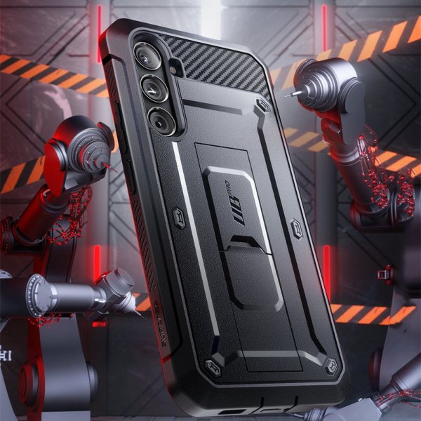 Supcase Samsung Galaxy S24 FE Suojakuori UB Pro Musta