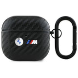 BMW AirPods 4 Kuori Hiilikuitu Kaksoislogo Musta