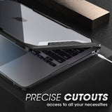 Supcase MacBook Air 15 M2 (A2941)/M3 (A3114) kuori Unicorn Beetle, musta