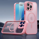ESR iPhone 16 Pro Max -kuori ja näytönsuoja Classic Pro MagSafe -setti, pinkki
