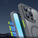 ESR iPhone 16 Pro Max Kuori ja Näytönsuoja Classic Pro MagSafe Setti Harmaa